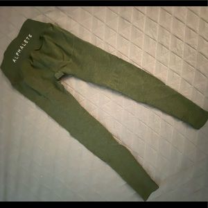 Alphalete Revival Leggings Forest Green
